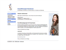 Tablet Screenshot of kunsttherapie-konstanz.com